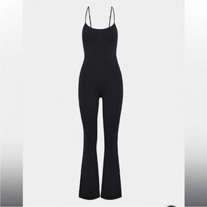 Aritzia Black Flare Jumpsuit